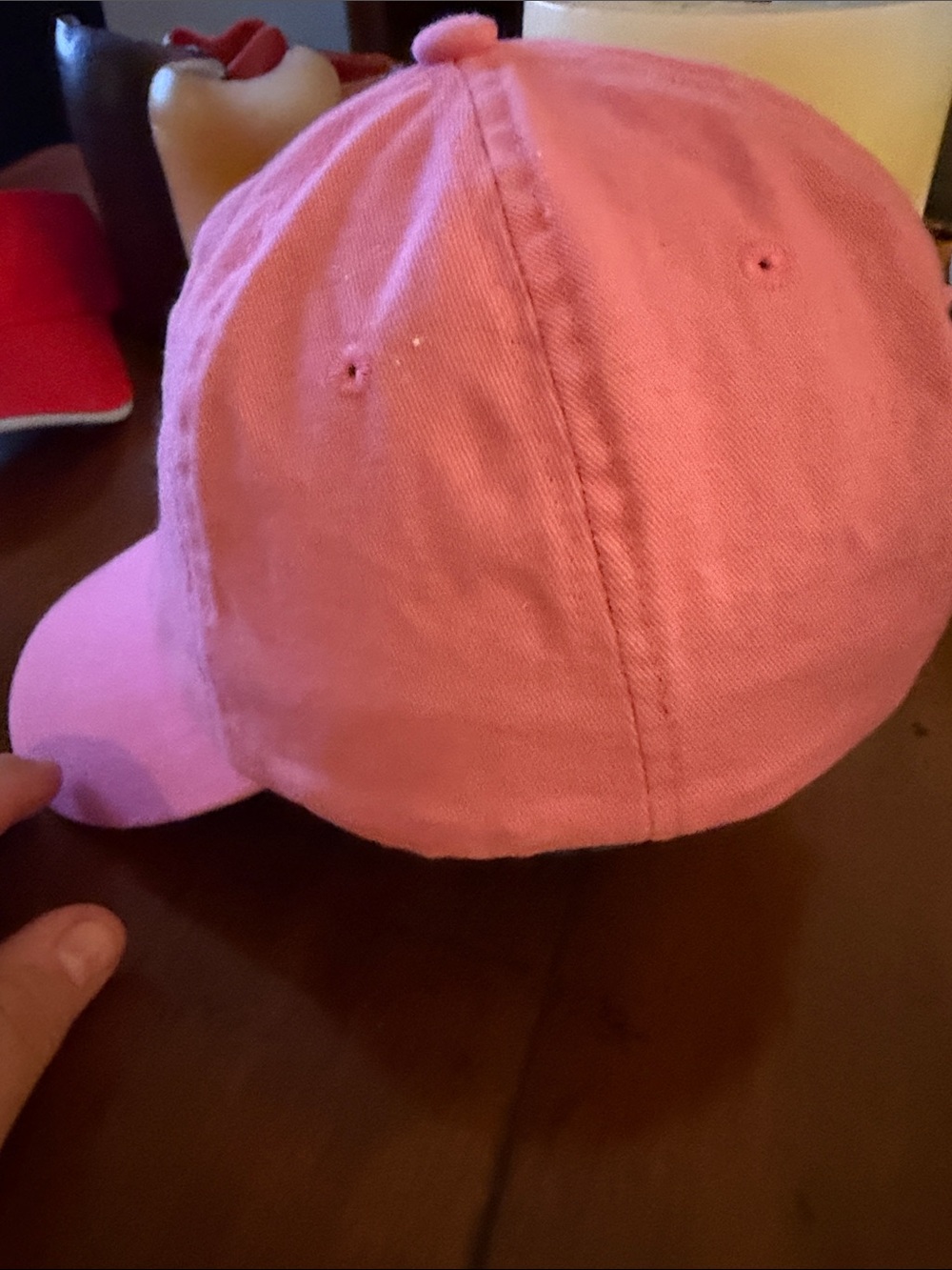 Pink Baseball Cap - Picture 2 of 4